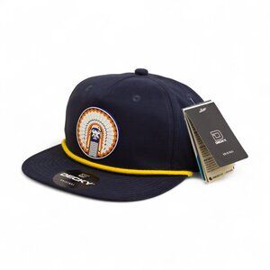 Illinois Fighting Illini Chief Illiniwek 3D Classic Rope Hat- Navy/ Gold